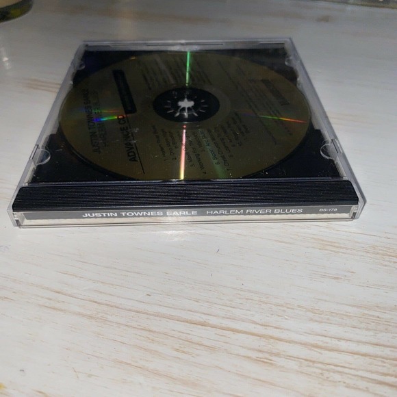 Justin Townes Earle - Harlem River Blues Rare Promotional Advance CD Bloodshot - Picture 3 of 3